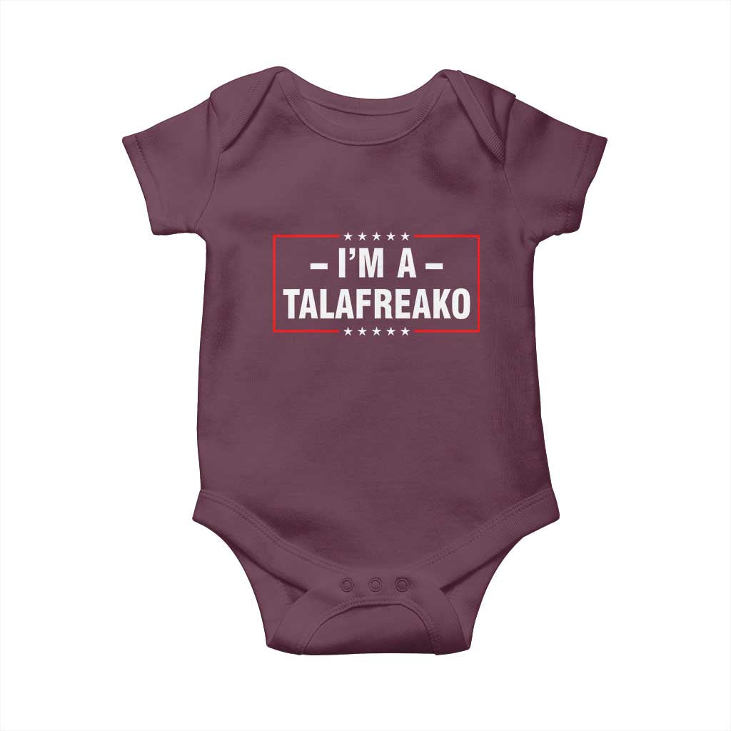 I'm A Talafreako Patriotic Voter Baby Onesie James Talarico Political Supporter Election Box Graphic