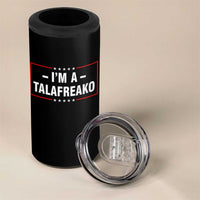 I'm A Talafreako Patriotic Voter 4 in 1 Can Cooler Tumbler James Talarico Political Supporter Election Box Graphic