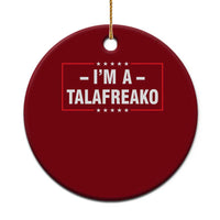 I'm A Talafreako Patriotic Voter Ceramic Ornament James Talarico Political Supporter Election Box Graphic