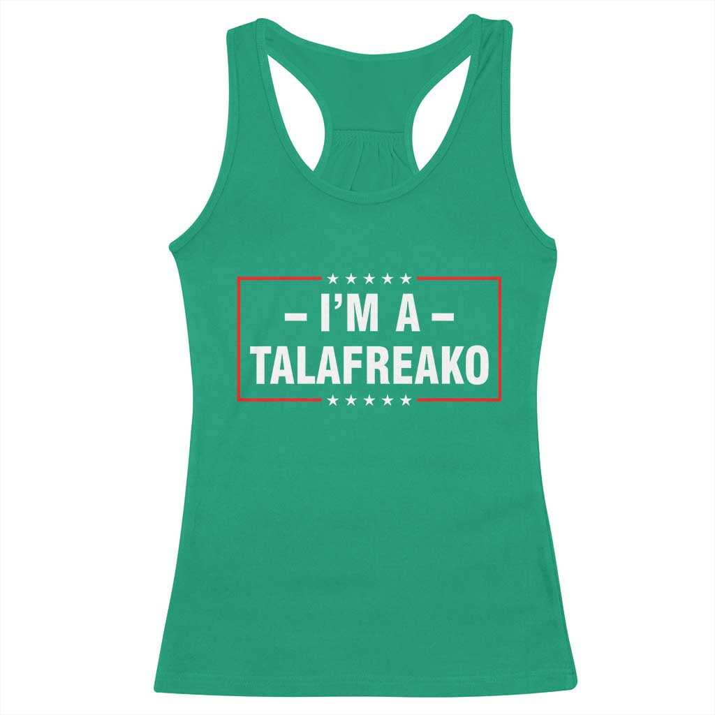I'm A Talafreako Patriotic Voter Racerback Tank Top James Talarico Political Supporter Election Box Graphic