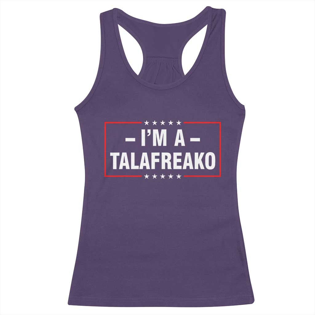 I'm A Talafreako Patriotic Voter Racerback Tank Top James Talarico Political Supporter Election Box Graphic