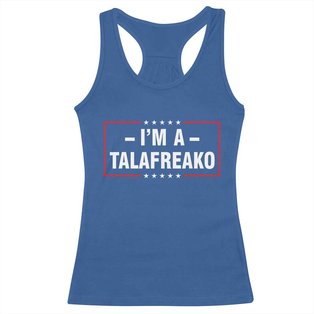 I'm A Talafreako Patriotic Voter Racerback Tank Top James Talarico Political Supporter Election Box Graphic