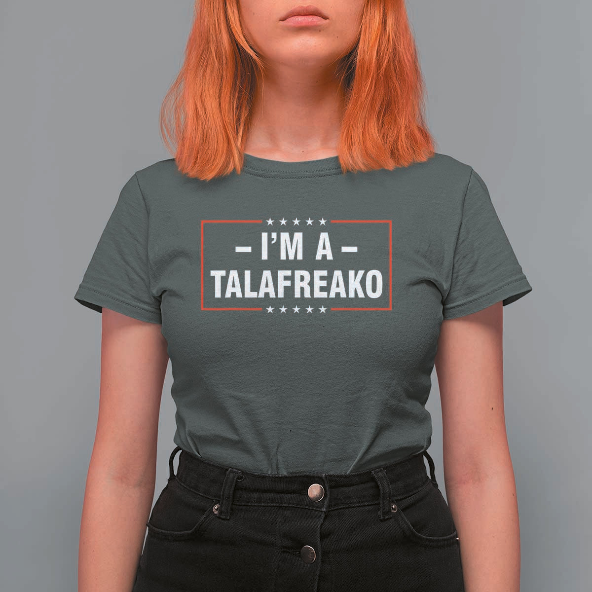 I'm A Talafreako Patriotic Voter T Shirt For Women James Talarico Political Supporter Election Box Graphic