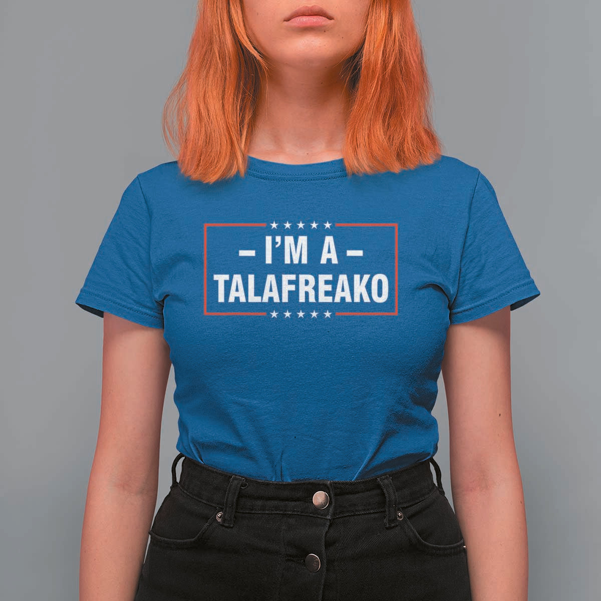 I'm A Talafreako Patriotic Voter T Shirt For Women James Talarico Political Supporter Election Box Graphic
