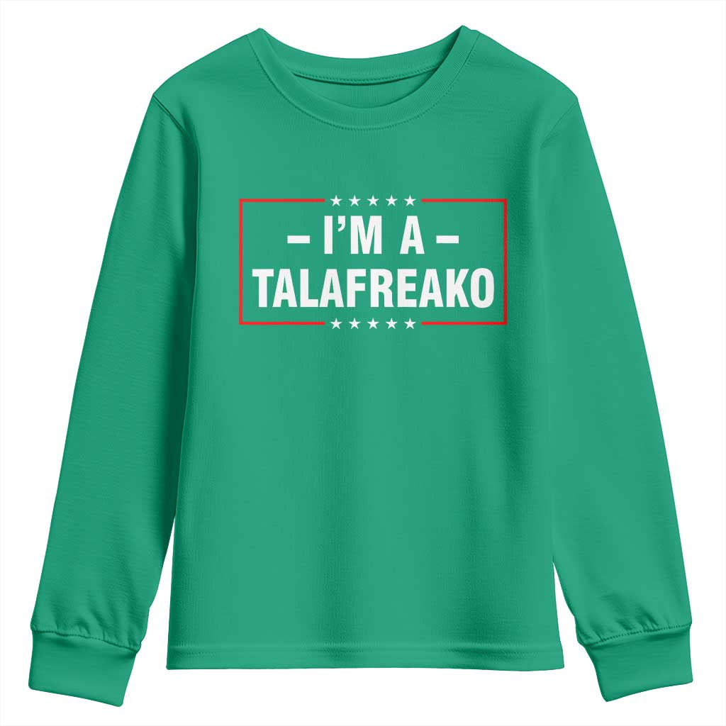 I'm A Talafreako Patriotic Voter Youth Sweatshirt James Talarico Political Supporter Election Box Graphic