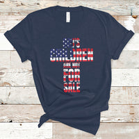 End Human Trafficking T Shirt God's Children Are Not For Sale Christian Jesus American Flag - Wonder Print Shop