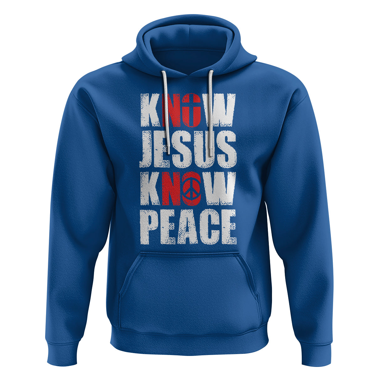 Know Jesus Know Peace Hoodie No Jesus No Peace Bible - Wonder Print Shop