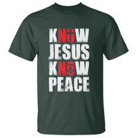 Know Jesus Know Peace T Shirt No Jesus No Peace Bible - Wonder Print Shop
