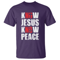 Know Jesus Know Peace T Shirt No Jesus No Peace Bible - Wonder Print Shop
