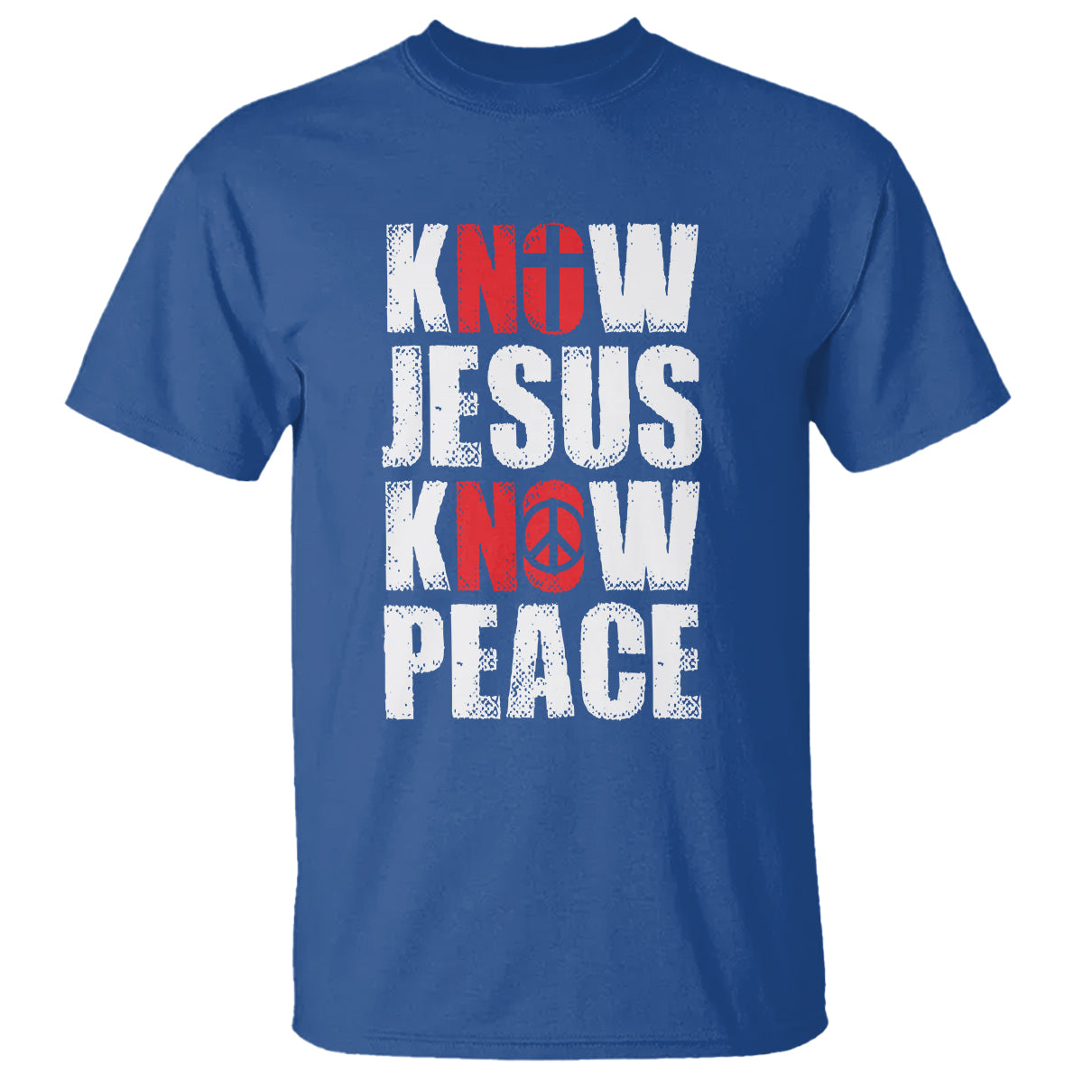 Know Jesus Know Peace T Shirt No Jesus No Peace Bible - Wonder Print Shop
