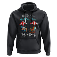 Funny Christmas in July Drinking Hoodie It's The Most Wonderful Time For A Beer - Wonder Print Shop