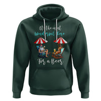Funny Christmas in July Drinking Hoodie It's The Most Wonderful Time For A Beer - Wonder Print Shop