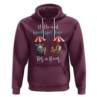 Funny Christmas in July Drinking Hoodie It's The Most Wonderful Time For A Beer - Wonder Print Shop