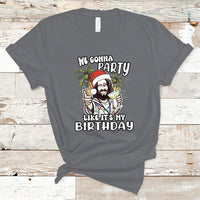 Christmas in July T Shirt We Gonna Party Like It's My Birthday Jesus Christmas In July - Wonder Print Shop