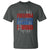 American Patriotic T Shirt Freedom Is My Second Favorite F-Word Retro US Flag - Wonder Print Shop