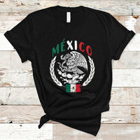 Mexican Flag Eagle T Shirt Viva Mexico Latino Hispanic Heritage - Wonder Print Shop