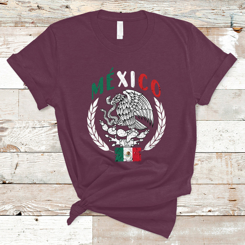 Mexican Flag Eagle T Shirt Viva Mexico Latino Hispanic Heritage - Wonder Print Shop