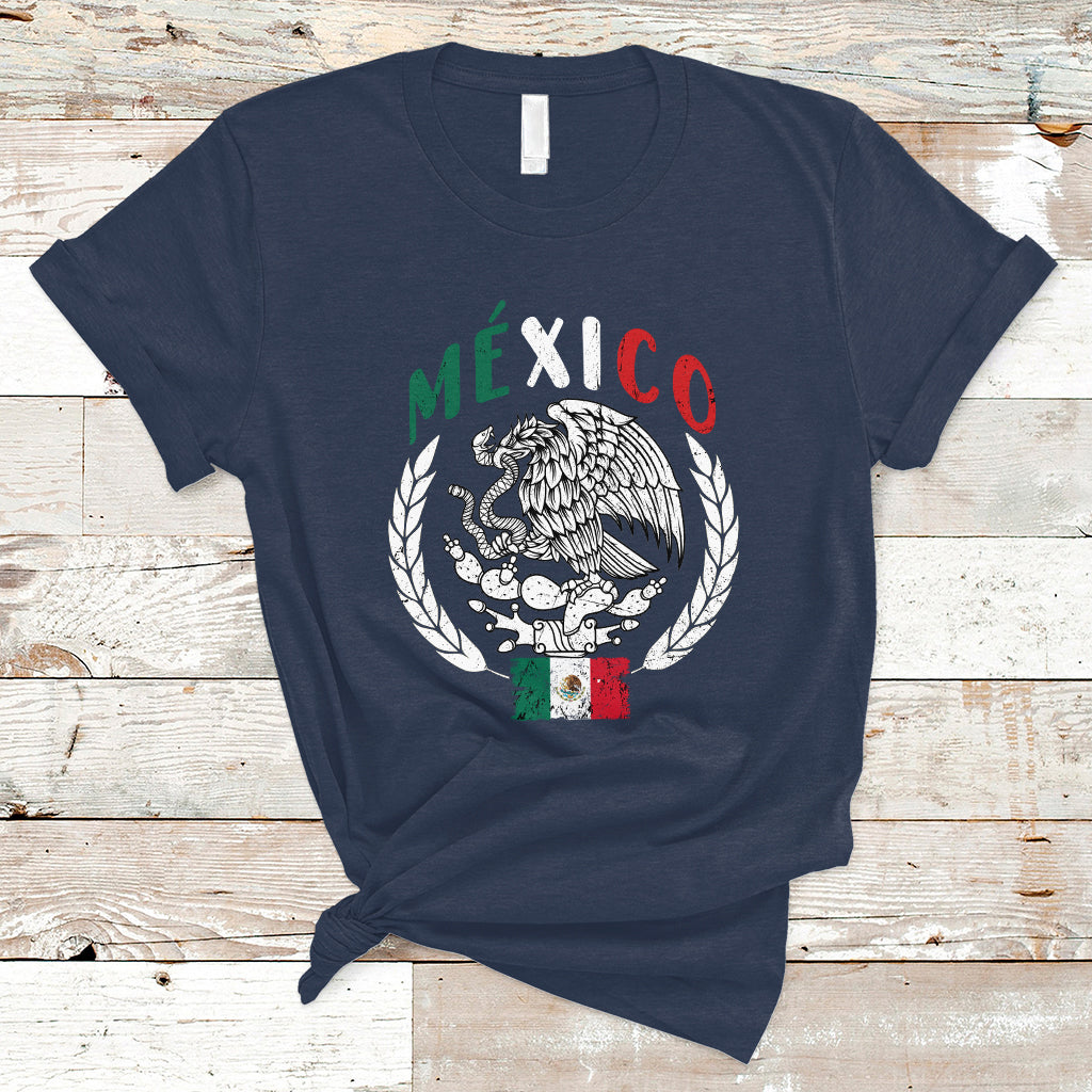 Mexican Flag Eagle T Shirt Viva Mexico Latino Hispanic Heritage - Wonder Print Shop