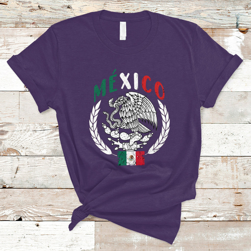 Mexican Flag Eagle T Shirt Viva Mexico Latino Hispanic Heritage - Wonder Print Shop