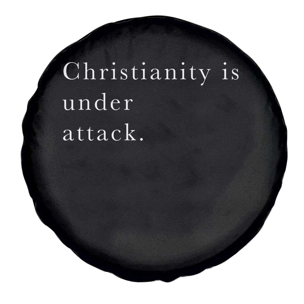 Christianity Is Under Attack Spare Tire Cover Pray for Grand Blanc Michigan Faith Support - Wonder Print Shop