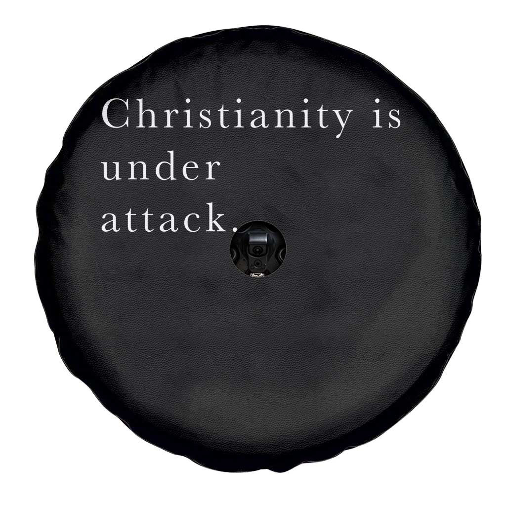 Christianity Is Under Attack Spare Tire Cover Pray for Grand Blanc Michigan Faith Support - Wonder Print Shop