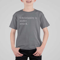 Christianity Is Under Attack T Shirt For Kid Pray for Grand Blanc Michigan Faith Support - Wonder Print Shop