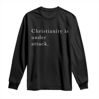 Christianity Is Under Attack Long Sleeve Shirt Pray for Grand Blanc Michigan Faith Support - Wonder Print Shop