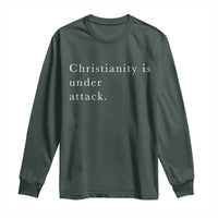 Christianity Is Under Attack Long Sleeve Shirt Pray for Grand Blanc Michigan Faith Support - Wonder Print Shop