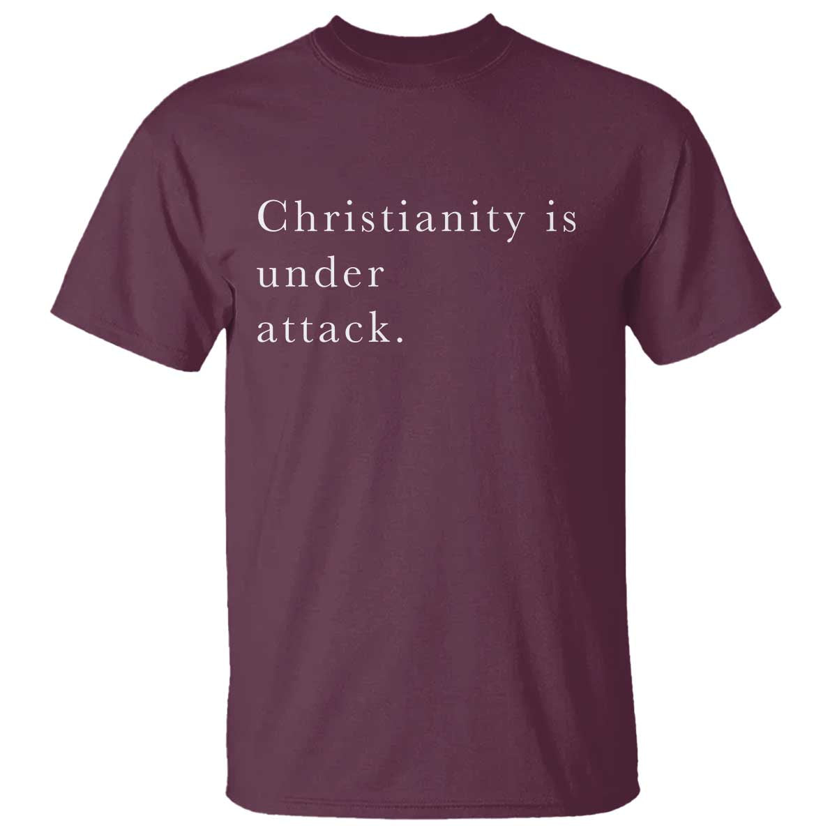 Christianity Is Under Attack T Shirt Pray for Grand Blanc Michigan Faith Support - Wonder Print Shop