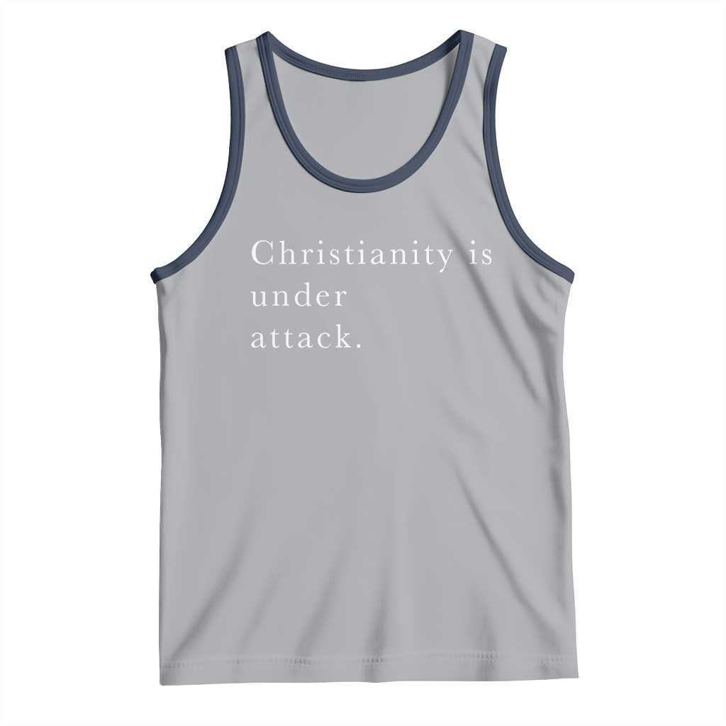 Christianity Is Under Attack Tank Top Pray for Grand Blanc Michigan Faith Support - Wonder Print Shop