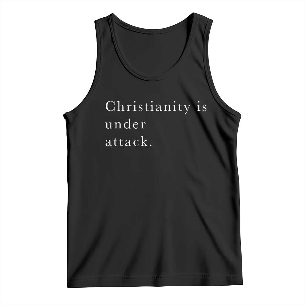 Christianity Is Under Attack Tank Top Pray for Grand Blanc Michigan Faith Support - Wonder Print Shop