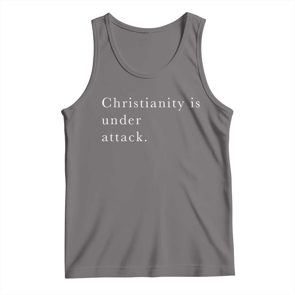 Christianity Is Under Attack Tank Top Pray for Grand Blanc Michigan Faith Support - Wonder Print Shop