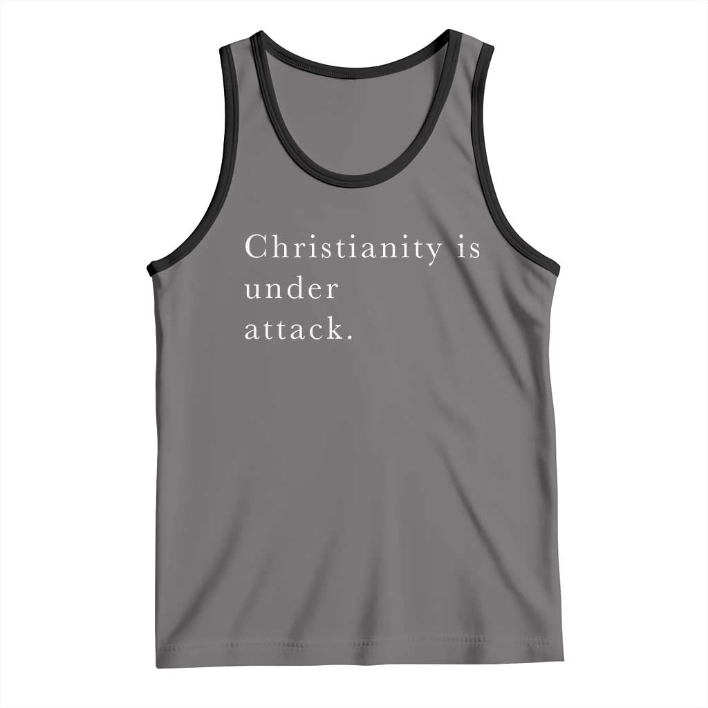 Christianity Is Under Attack Tank Top Pray for Grand Blanc Michigan Faith Support - Wonder Print Shop
