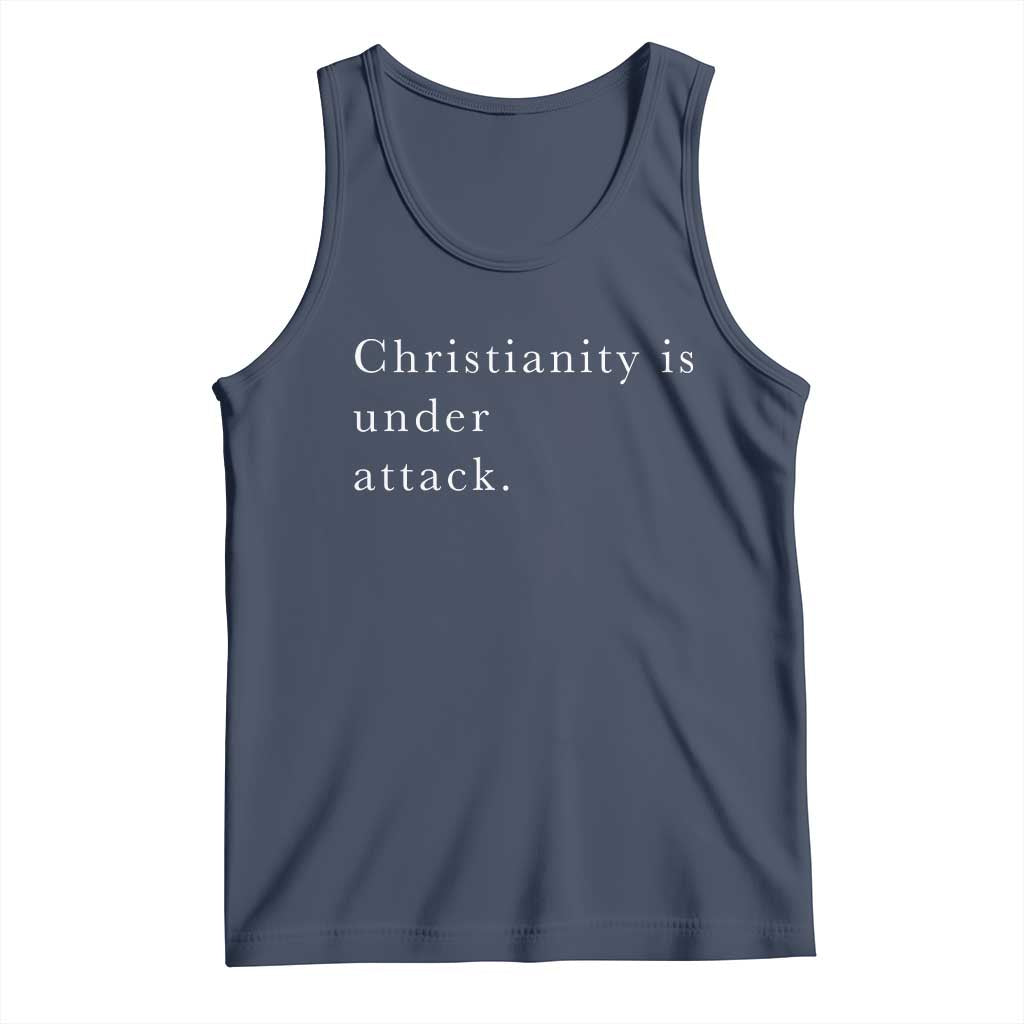 Christianity Is Under Attack Tank Top Pray for Grand Blanc Michigan Faith Support - Wonder Print Shop