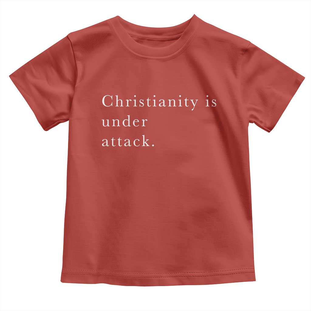 Christianity Is Under Attack Toddler T Shirt Pray for Grand Blanc Michigan Faith Support - Wonder Print Shop
