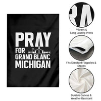Pray for Grand Blanc Michigan Garden Flag Faith and Community Support - Wonder Print Shop