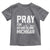 Pray for Grand Blanc Michigan Toddler T Shirt Faith and Community Support - Wonder Print Shop