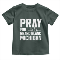 Pray for Grand Blanc Michigan Toddler T Shirt Faith and Community Support - Wonder Print Shop