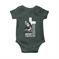 Christianity Is Under Attack Baby Onesie Jesus Stand for Faith Michigan Church - Wonder Print Shop