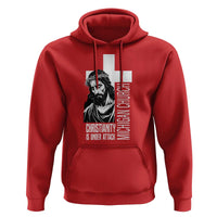 Christianity Is Under Attack Hoodie Jesus Stand for Faith Michigan Church - Wonder Print Shop