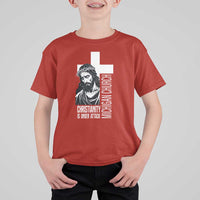 Christianity Is Under Attack T Shirt For Kid Jesus Stand for Faith Michigan Church - Wonder Print Shop