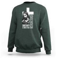 Christianity Is Under Attack Sweatshirt Jesus Stand for Faith Michigan Church - Wonder Print Shop