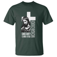 Christianity Is Under Attack T Shirt Jesus Stand for Faith Michigan Church - Wonder Print Shop