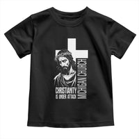 Christianity Is Under Attack Toddler T Shirt Jesus Stand for Faith Michigan Church - Wonder Print Shop