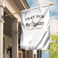 Pray for Grand Blanc Michigan Garden Flag Vintage Church Faith Support - Wonder Print Shop