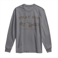 Pray for Grand Blanc Michigan Long Sleeve Shirt Vintage Church Faith Support - Wonder Print Shop