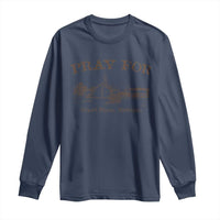 Pray for Grand Blanc Michigan Long Sleeve Shirt Vintage Church Faith Support - Wonder Print Shop