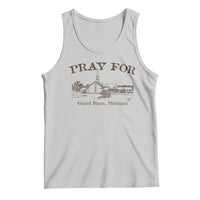 Pray for Grand Blanc Michigan Tank Top Vintage Church Faith Support - Wonder Print Shop