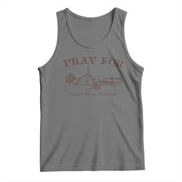 Pray for Grand Blanc Michigan Tank Top Vintage Church Faith Support - Wonder Print Shop