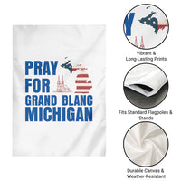 Pray for Grand Blanc Michigan Garden Flag American Flag Christian Support - Wonder Print Shop